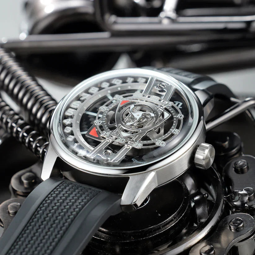 Luxury Men's Automatic Unique Skeleton Watch