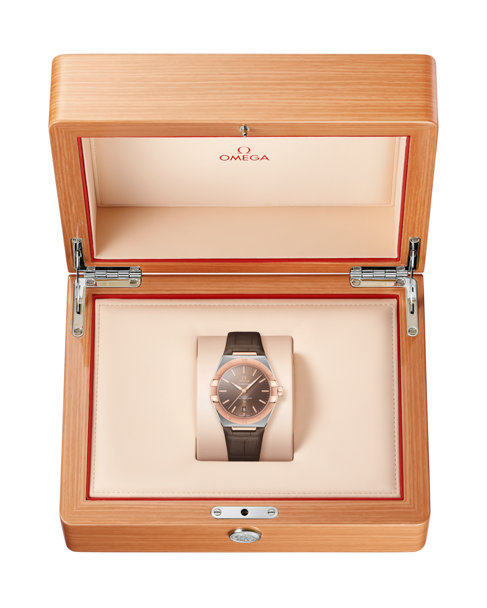 Omega Constellation Co‑Axial Master Chronometerbrown Dial Men 39MM