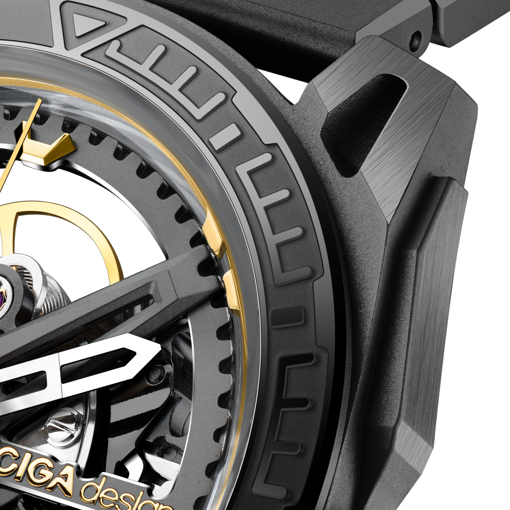 CIGA design ROUND AUTOMATIC SKELETON WATCH · FALCON