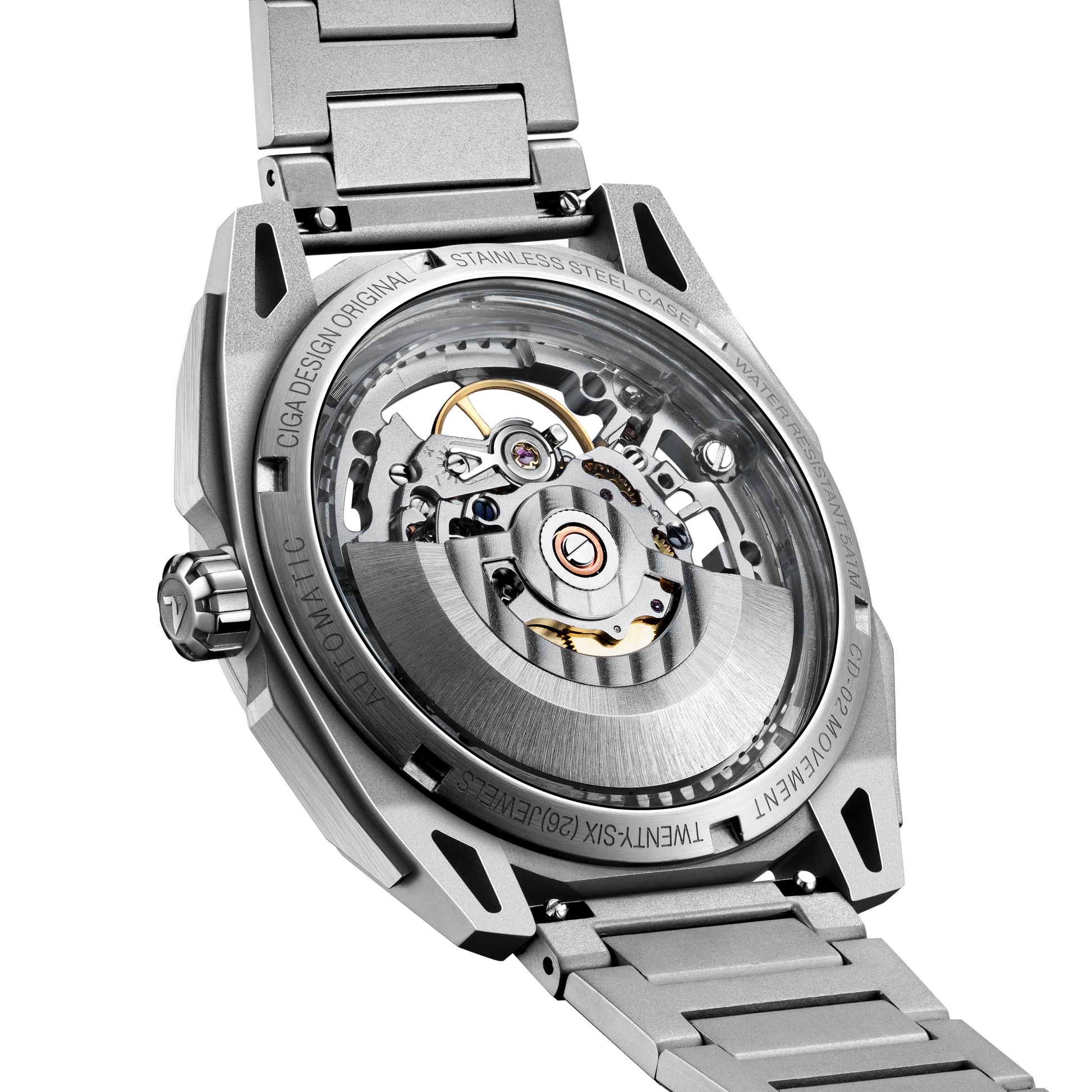 CIGA design ROUND AUTOMATIC SKELETON WATCH · FALCON