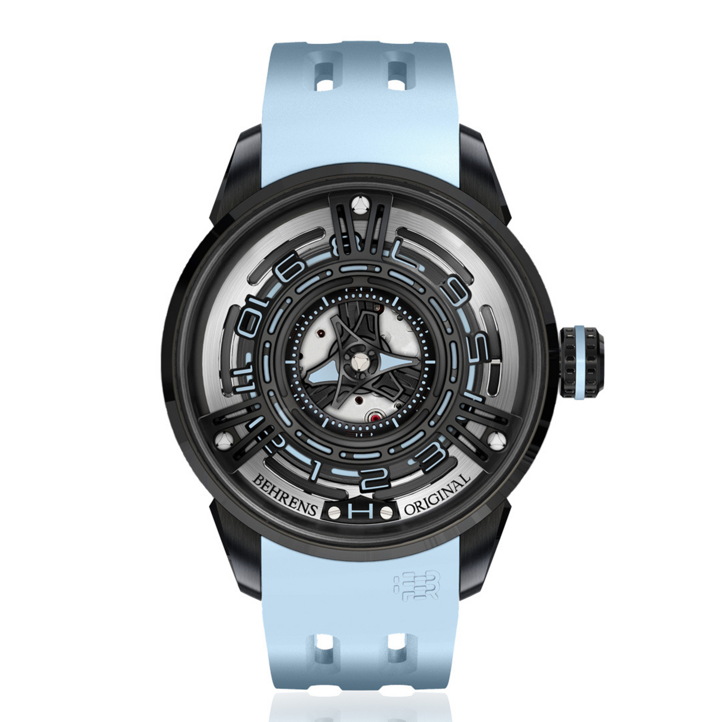 BEHRENS "STARSHIP" AUTOMATIC BLUE - Red Army Watches 