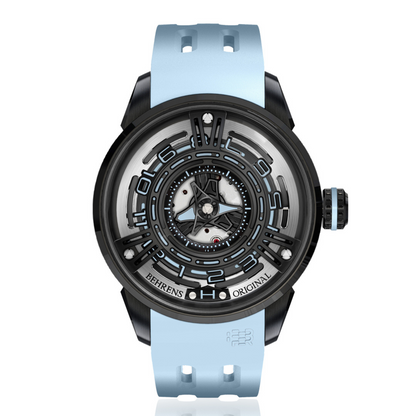BEHRENS "STARSHIP" AUTOMATIC BLUE - Red Army Watches 