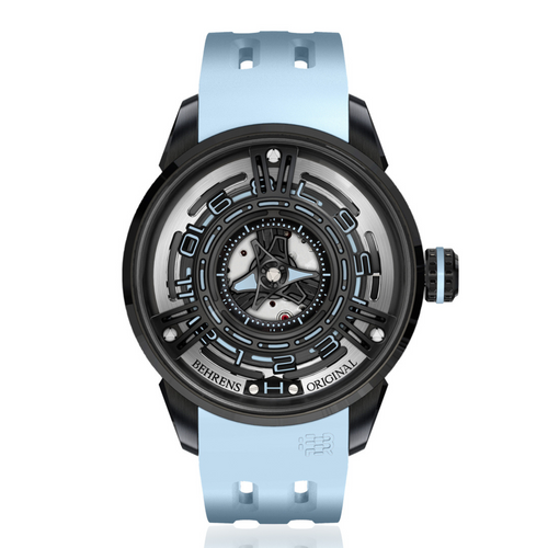 BEHRENS "STARSHIP" AUTOMATIC BLUE - Red Army Watches 