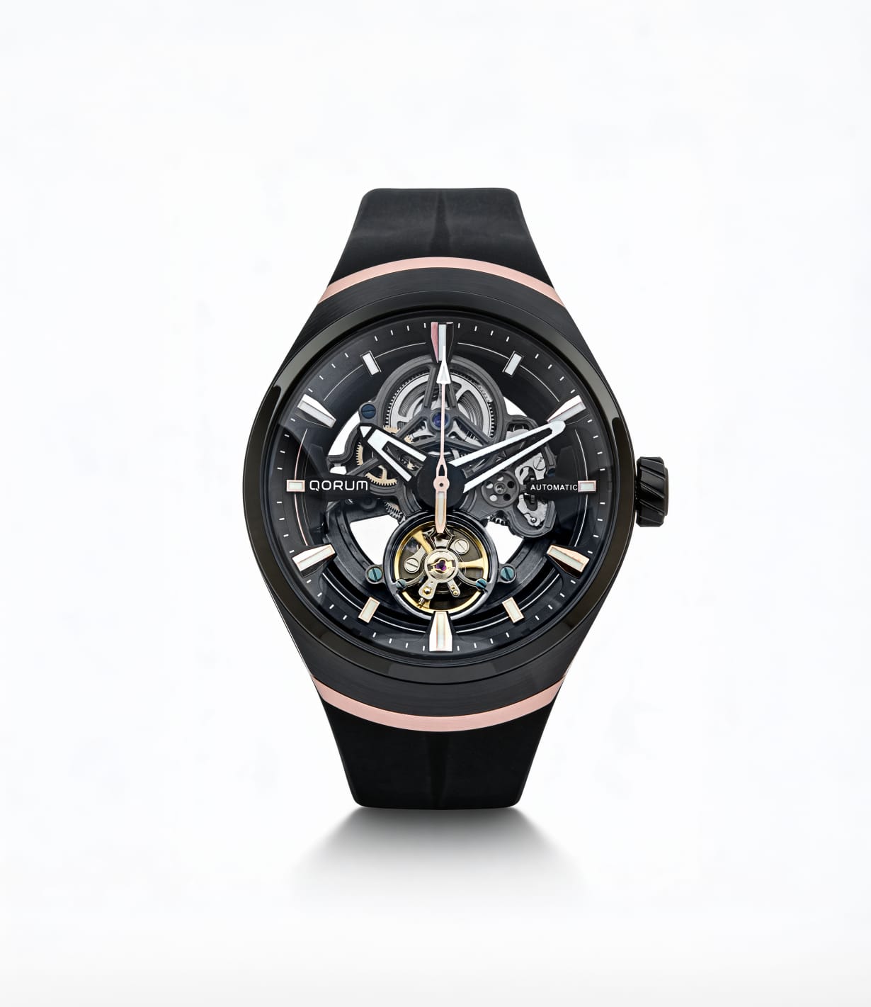Qorum Equinox Men’s Automatic Skeleton Watch