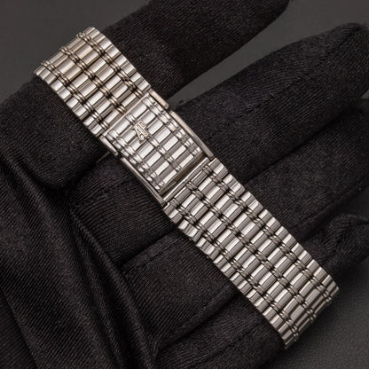 Audemars Piguet Bamboo 27mm Factory Diamond Lapis Dial 18K White Gold Watch