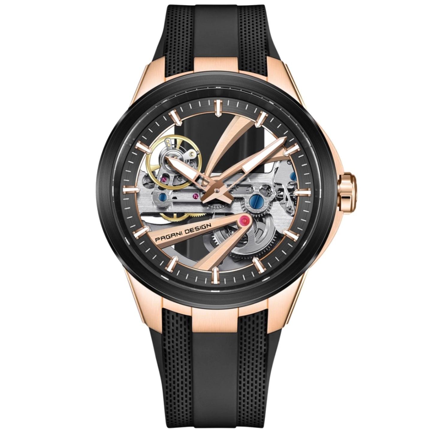 PAGANI DESIGN PD-YS030 Skeleton Automatic Men's Watch, Sapphire with AR AF Coating