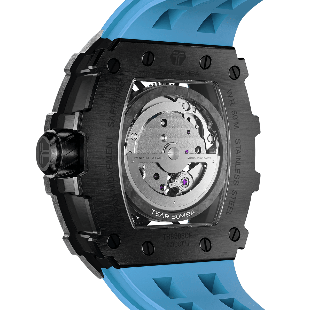 Luxury Carbon Fiber Automatic Watch: Durable, Stylish, Precise Self-Winding Timepiece