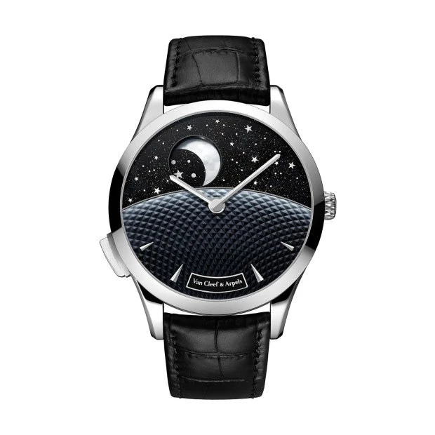 Midnight Jour Nuit Phase de Lune watch