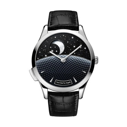 Midnight Jour Nuit Phase de Lune watch