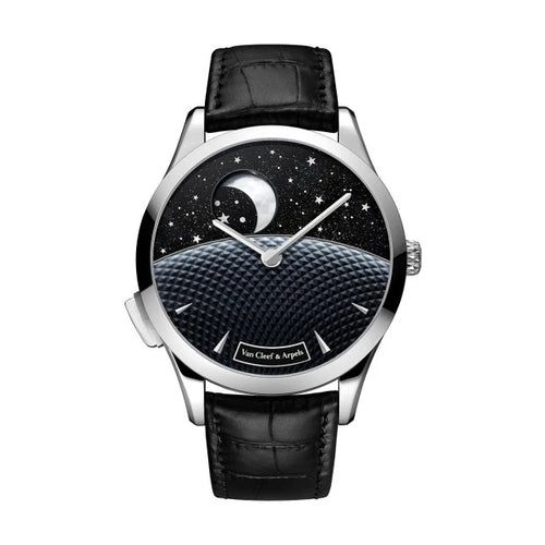 Midnight Jour Nuit Phase de Lune watch