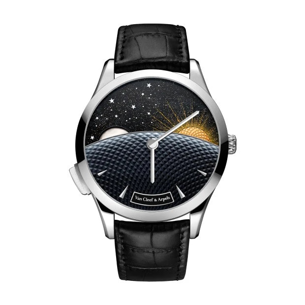 Midnight Jour Nuit Phase de Lune watch