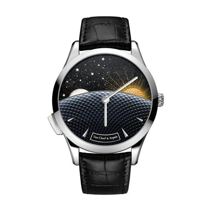 Midnight Jour Nuit Phase de Lune watch