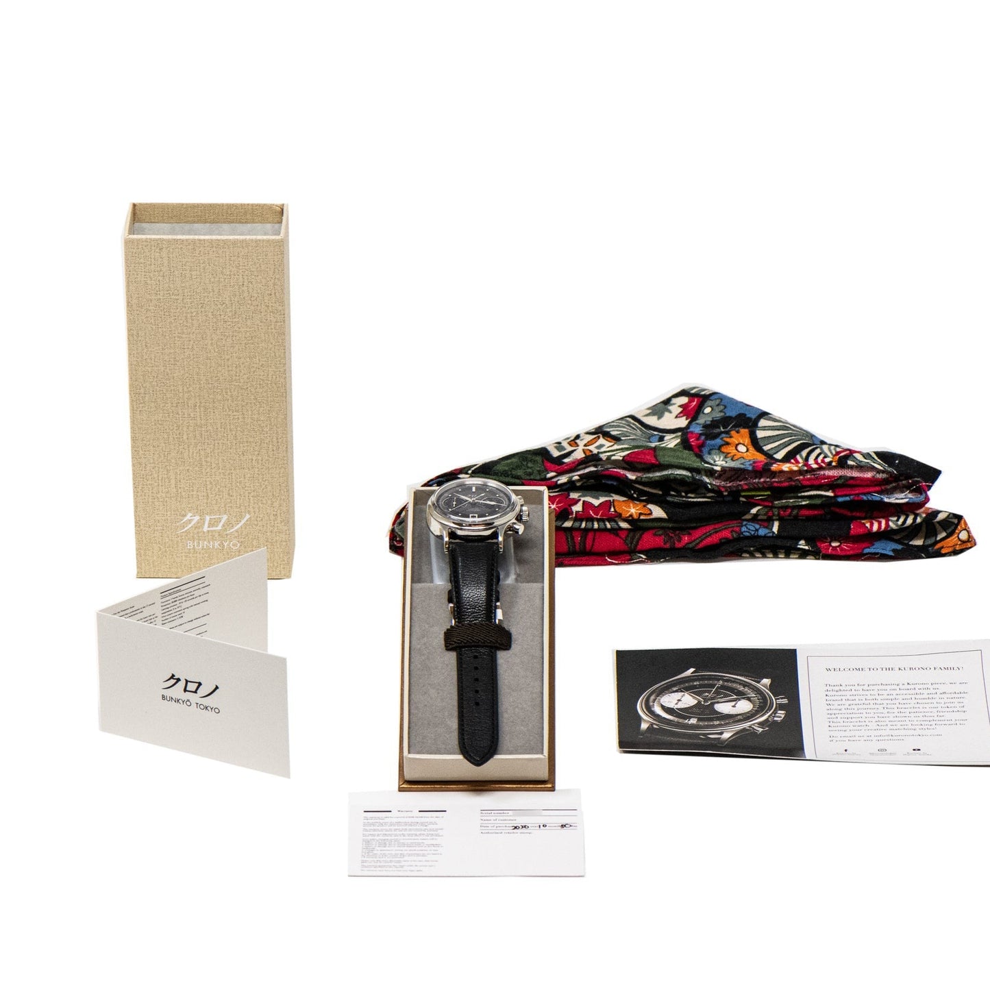 Kurono Chronograph 2 – Vintage-Inspired Elegance, Crafted for Modern Collectors