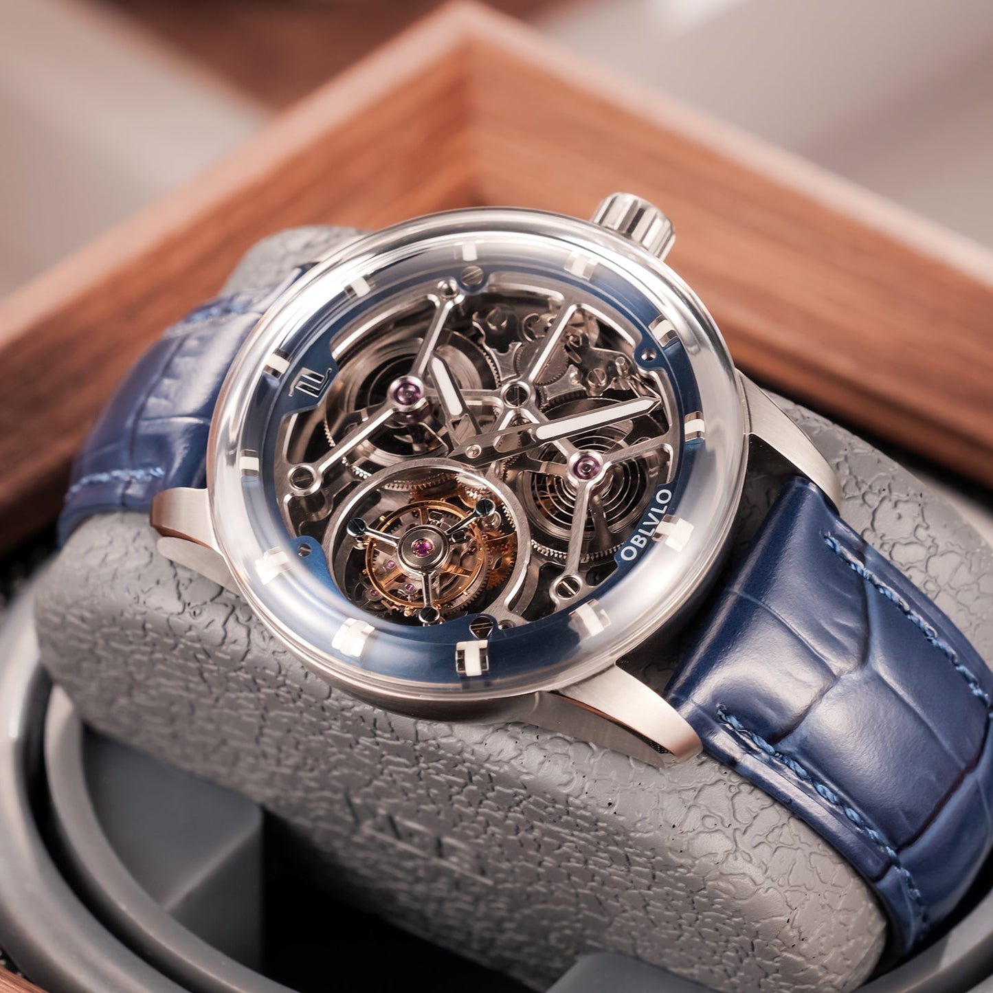 OBLVLO IM SK-TB Series Skeleton Tourbillon Watches for Men & Women
