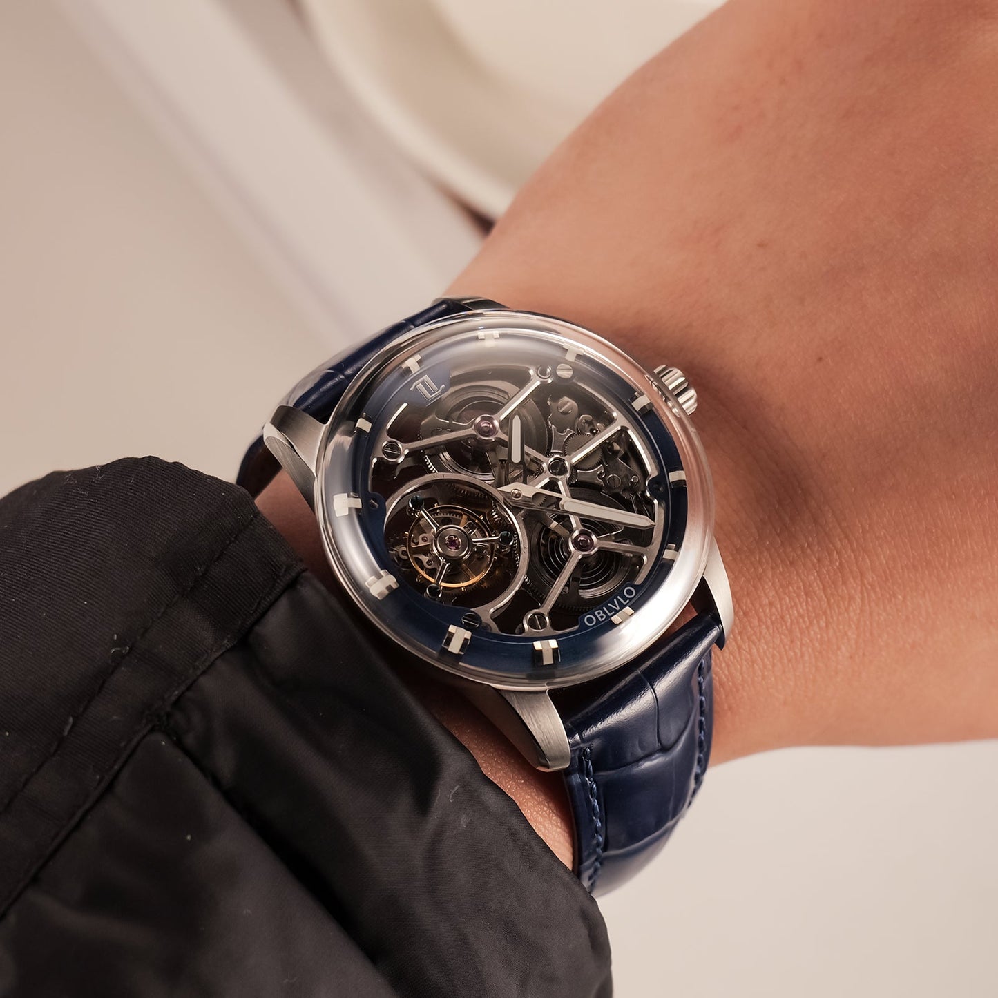 OBLVLO IM SK-TB Series Skeleton Tourbillon Watches for Men & Women