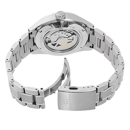 Orient Star Contemporary Modern Skeleton Green Dial Watch