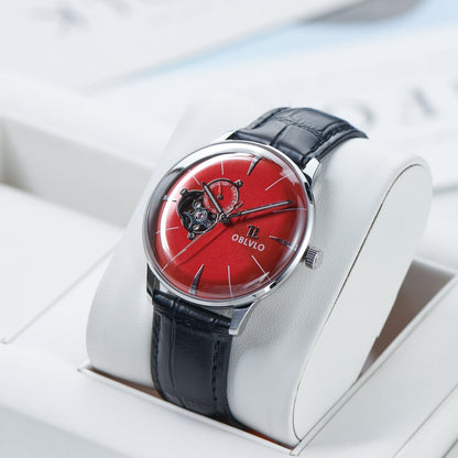 Automatic Victory Partial Skeleton Dial Dress Watch