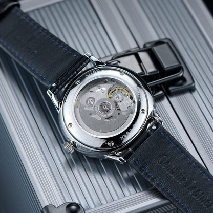 Automatic Victory Partial Skeleton Dial Dress Watch