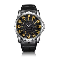 Silver Gold Black