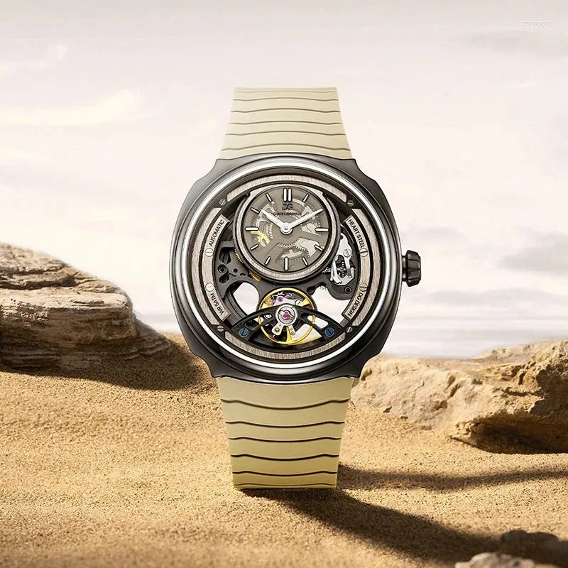 Daniel Gorman Luxury Skeleton Automatic Watch