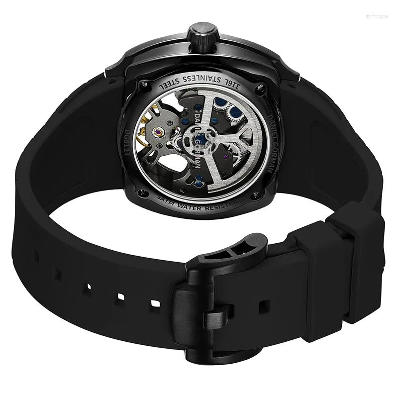Daniel Gorman Luxury Skeleton Automatic Watch