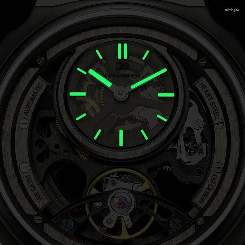 Daniel Gorman Luxury Skeleton Automatic Watch