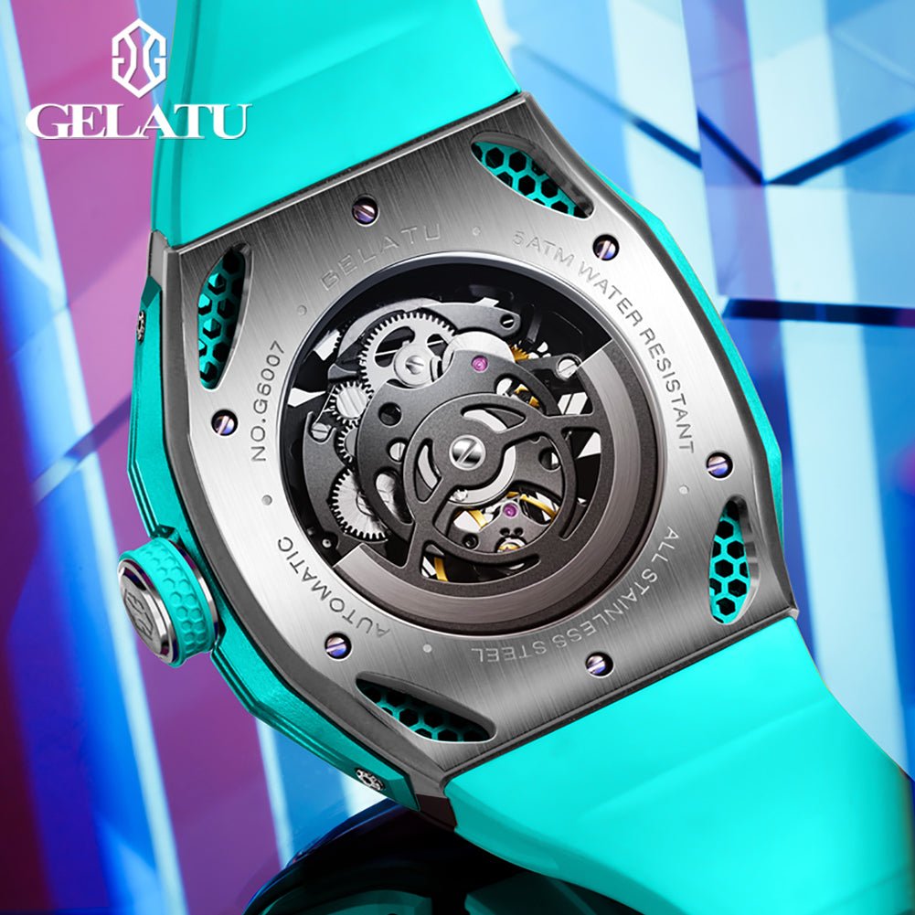 GELATU Watch 6007 Luxury Sports Waterproof Mechanical - Gelatu Watch