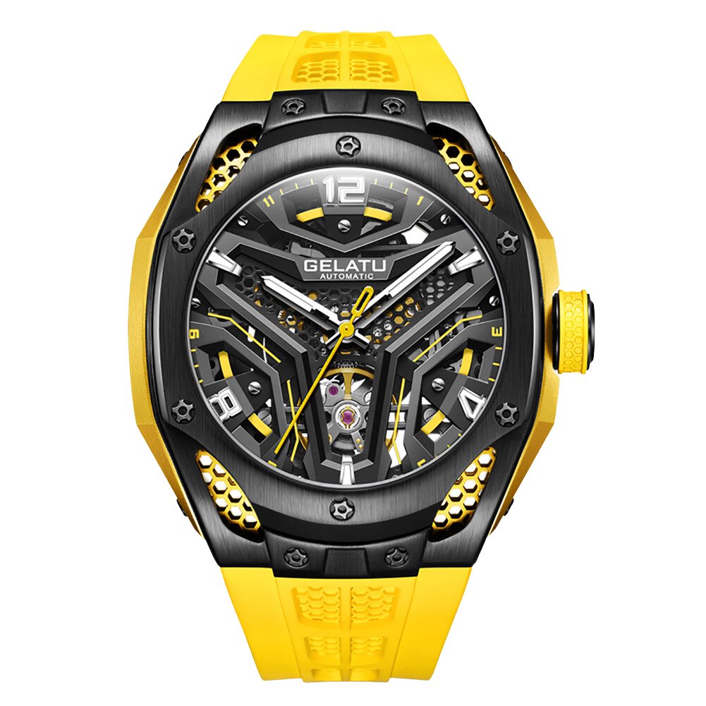 GELATU Watch 6007 Luxury Sports Waterproof Mechanical - Gelatu Watch