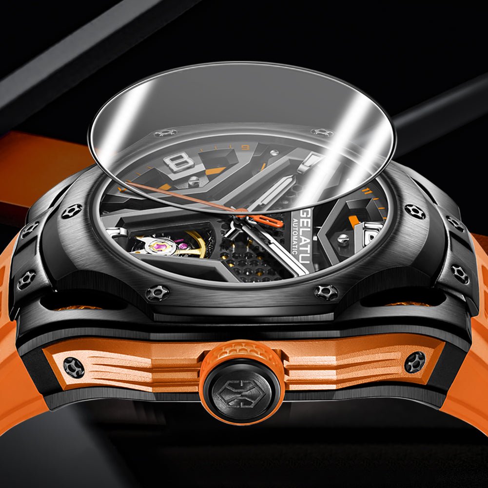 GELATU Watch 6007 Luxury Sports Waterproof Mechanical - Gelatu Watch