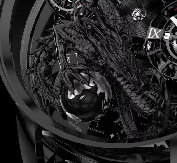 Astronomia Dragon Solar Watch Black