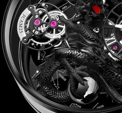 Astronomia Dragon Solar Watch Black