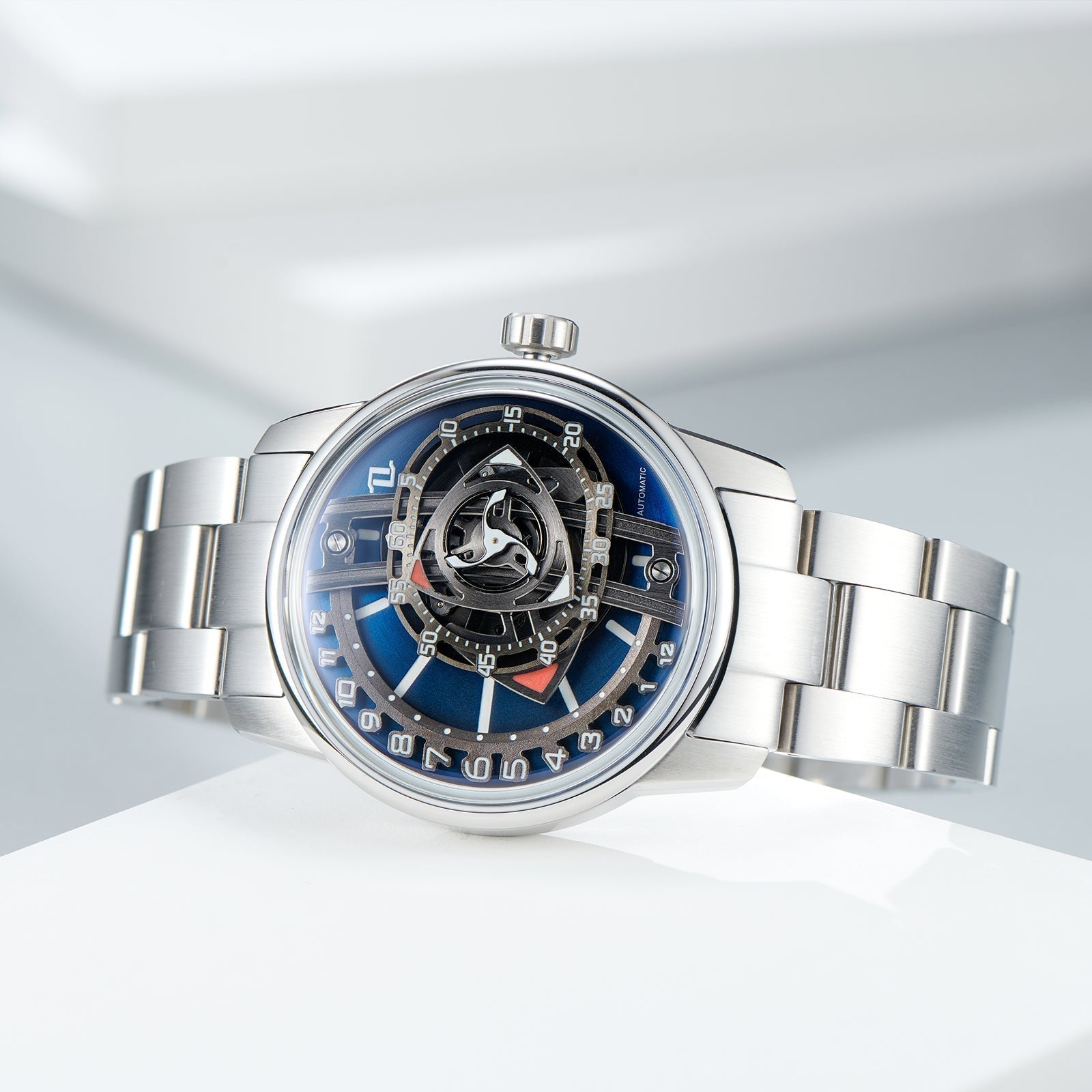 Luxury Men's Automatic Unique Skeleton Quartz Watch