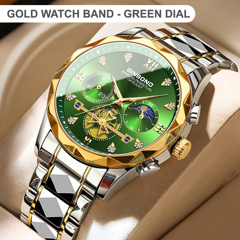 🎁Men's Multifunctional Quartz Mechanical Watch