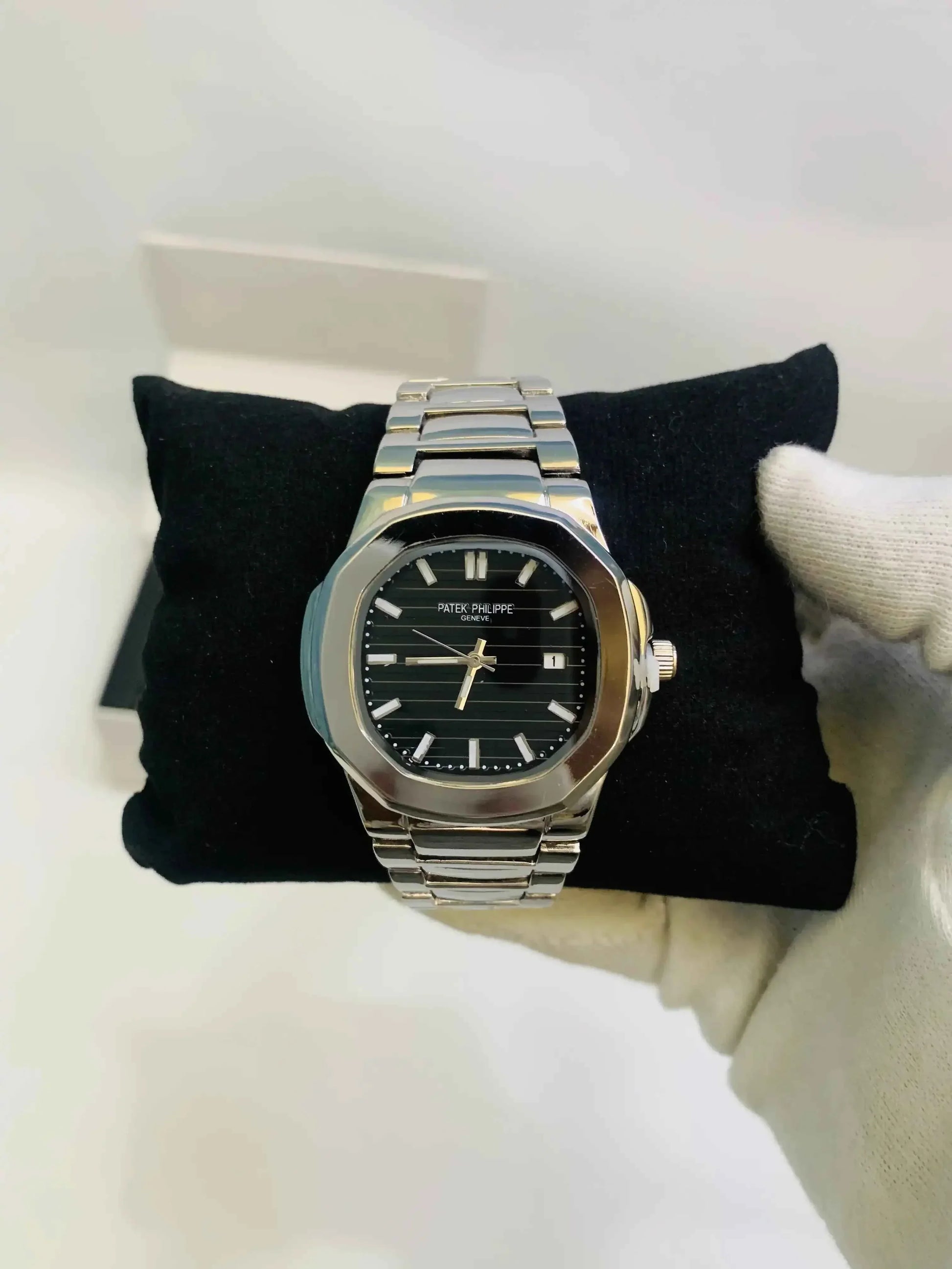 Imperial Noir – Signature Stainless Steel Watch for Men