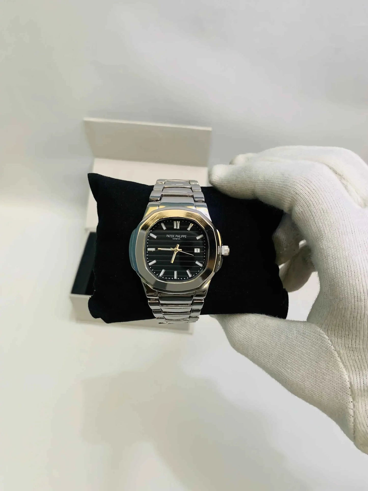 Imperial Noir – Signature Stainless Steel Watch for Men